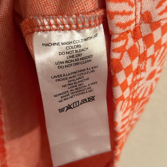 Urban Outfitters Orange Daisy Zip-Front Mini Dress Size M - Picture 6 of 9